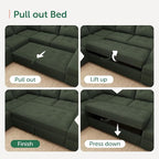 HONBAY Sectional Sleeper Sofa Bed - Image 5