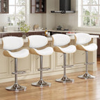 YaFiti Swivel Bar Stools Set of 4 by YaFiti