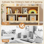 ONBRILL Montessori Shelf, 5 Cube Toy Storage Organizer - Image 9