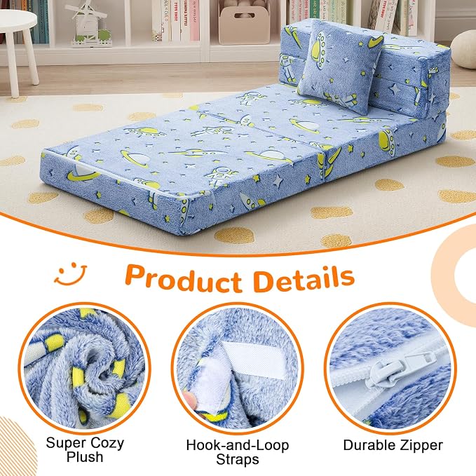 MeMoreCool Foldable Futon Chair Bed - Image 7
