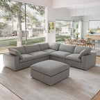 JACH V Shape Couches Sectional for Living Room, Modular Convertible Sofa Couch - Image 8