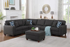 Ball & Cast 116" L-Shaped Sectional Couch by BallCast