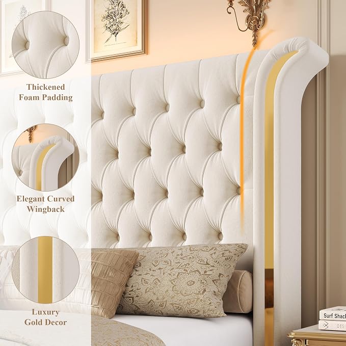 Keyluv King Smart LED Bed Frame - Image 5