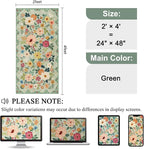 DUKINO 2x4 Entryway Rug, Floral Washable Kitchen Rugs Non Slip, Soft Indoor - Image 2