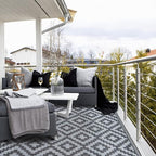 SAND MINE Waterproof Outdoor Rug 4x6 ft, Reversible Mats, Modern Area Rug - Image 6