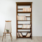 Montego 5-Shelf Bookcase-Walnut - Image 2