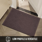 Sturdy Front Door Mat, Absorbent Muddy Dirt Resist Welcome Door Mats Outdoor - Image 6