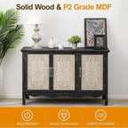 RoyalCraft Farmhouse Sideboard Buffet Cabinet - Image 4