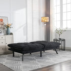 GDFStudio Hayezc Loveseat Sofa, Convertible Sofa Bed, 2-in-1 Folding Modern - Image 4