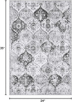 Lahome Moroccan 2x3 Rugs for Entryway, Soft Kitchen Rugs Non Slip Washable | - Image 2