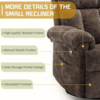 Korser Recliner Chair, Swivel Rocker Recliner Chair - Image 6