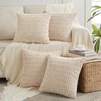 Fancy Homi 4 Packs Decorative Throw Pillow Covers by Fancy+Homi
