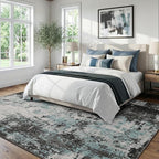 RELEANY Washable 9'x12' Abstract Area Rug - Image 2