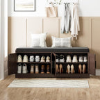 Homleke 2-Tier Storage Bench, Shoe Bench - Image 4