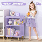 SYKIARIOL Kids Nightstand for Girls, Metal Bedside Table - Image 3