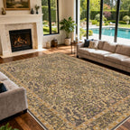 Extra Large 10x14 Area Rug for Living Room, Washable Rugs for Dining Room - Image 2