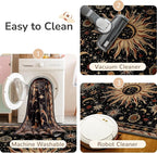 Vacuum-Friendly, 5x7 Washable Area Rug - Image 6