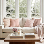 MIULEE Faux Fur Plush Decorative Throw Pillow Covers 20x20, Soft Cute Romantic - Image 3