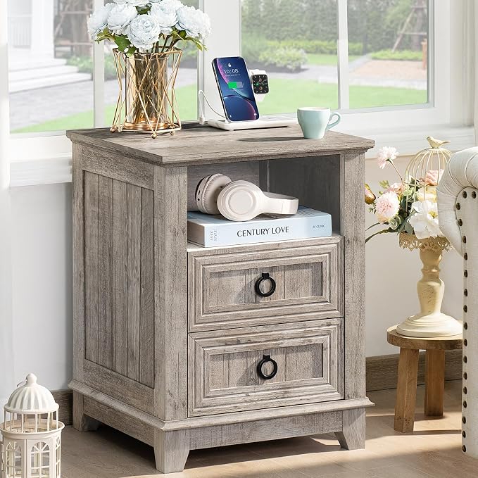 Joaxswe 18" Farmhouse Night Stand by Joaxswe
