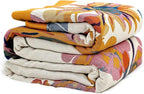 LUTBM Boho Throw Blanket for Bed 100% Cotton Soft Lightweight Quilt Floral by LUTBMFindYourFreeSpiritatHome