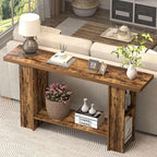 FOLUBAN Console Table for Entryway, Farmhouse Sofa Table - Image 3