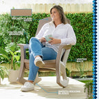 Semco Plastics Rockaway Heavy Duty Polyethylene All Weather Outdoor Rocking - Image 5