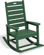 SERWALL Outdoor Rocking Chair, Oversized Rocking Chair by SERWALL