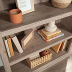 Sauder 3 Tier Book Shelf Wooden Bookcase Multipurpose Bookshelf - Image 4