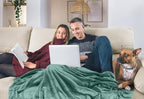 Utopia Bedding Soft Fleece Bed Blanket Queen Size Celadon | Microfiber Plush - Image 5