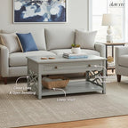 Alaterre Furniture Coventry Classic 36-Inch Wood Coffee Table - Image 4