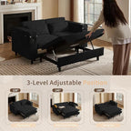 Auvsoce 66.4" Loveseat Sofa, Modern Couches - Image 3