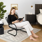 Peace nest Modern Accent Chair, Soft Upholstered Armchair - Image 4
