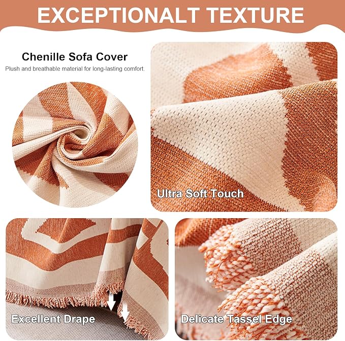 VClife Bohemian Sofa Cover Throw Cover Blanket - Image 5
