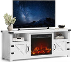 JUMMICO Fireplace TV Stand by JUMMICO