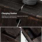 HULALA HOME Solid Wood End Tables Set of 2 - Image 3