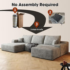AUGOP 108" Sectional Couches for Living Room Modern Modular Sofa - Image 6