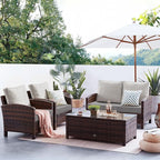 Favoyard Patio Chair Cushions 22 x 22 x 3 Inch Waterproof Outdoor Seat Cushions - Image 2