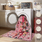 Pink Garden Floral Hallway Runner Rug 2x10 - Image 5