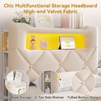 Twin Upholstered LED Bed Frame - Image 6