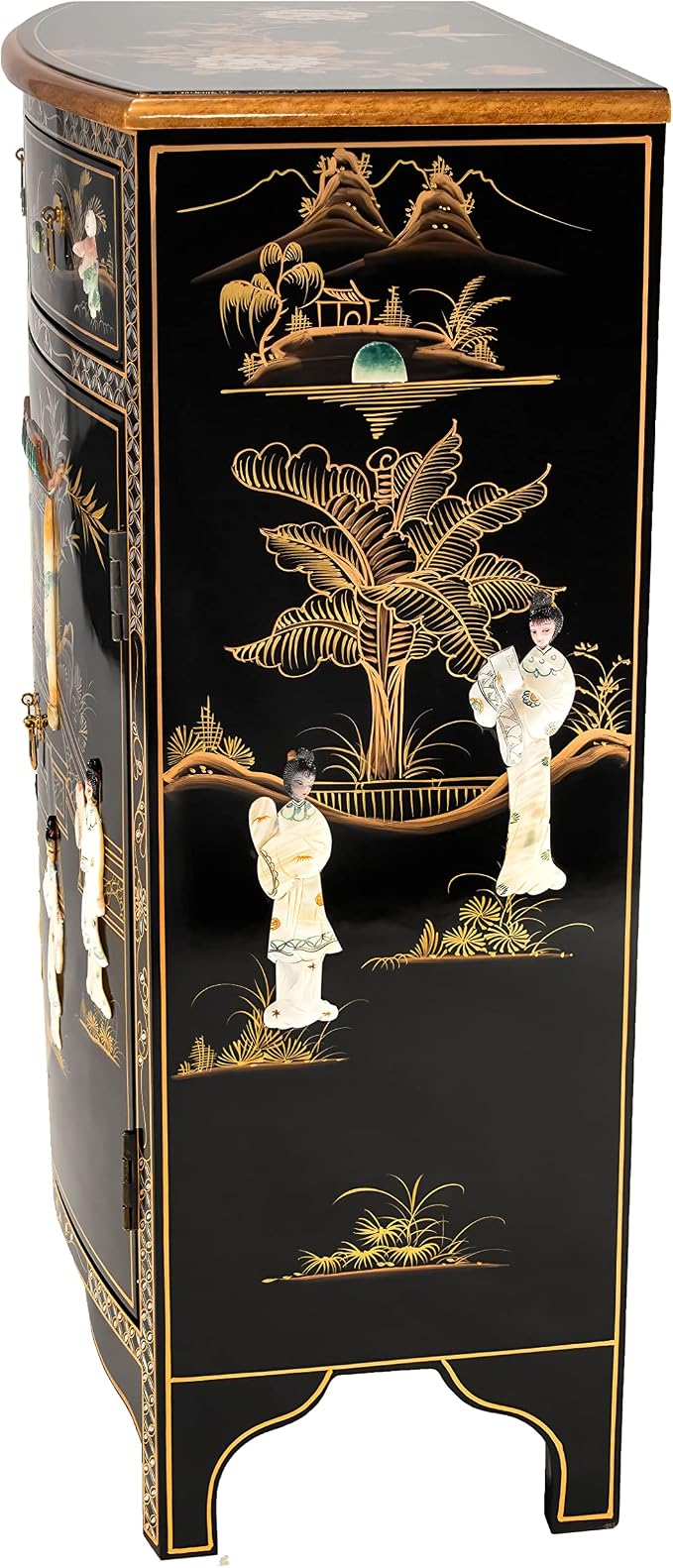 Red Lantern Artisan Crafted Lacquer Storage Cabinet - Image 6