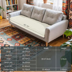 Hokway Stretch Couch Cushion Replacement Slipcovers Reversible Cushion - Image 3