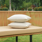 NiNi ALL Pack of 2 Decorative Outdoor Waterproof Pillow Covers Square Garden - Image 5