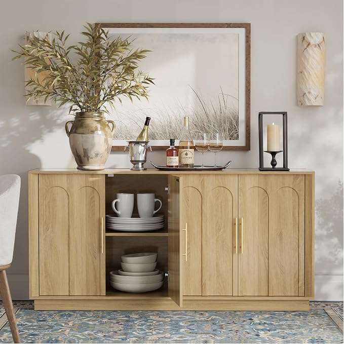 FORTUNETEC Sideboard Buffet Cabinet - Image 6