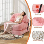Folding Sofa Bed, Convertible Sleeper Chair - Image 5