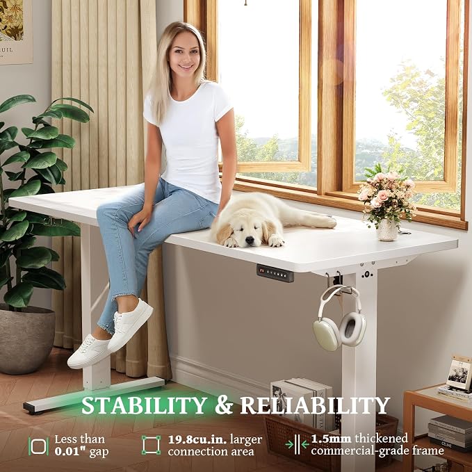 SIAGO Electric Standing Desk Adjustable - Image 2