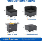 8 Piece Patio Furniture Set - Image 8