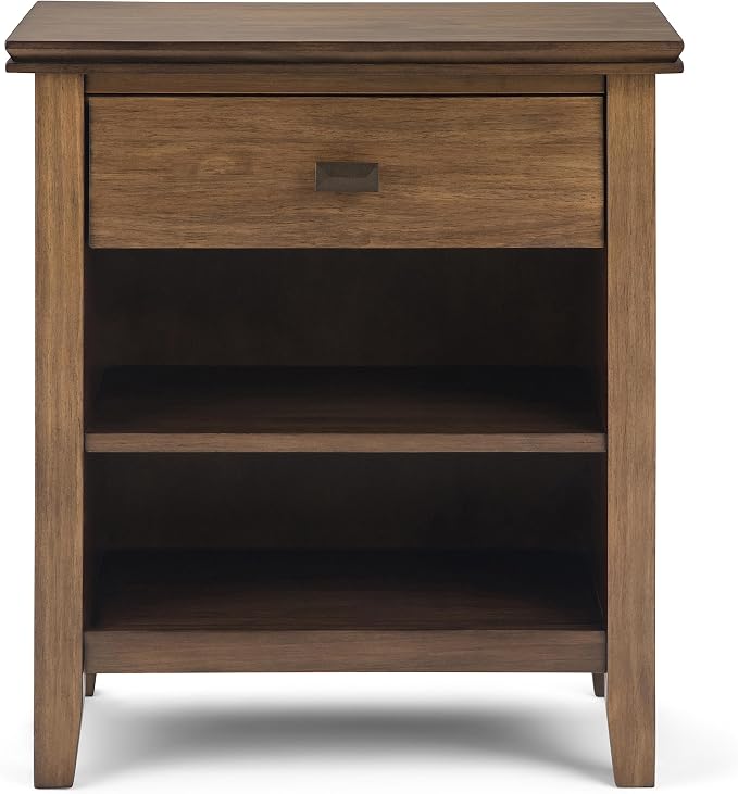 SIMPLIHOME Artisan Solid Wood 24 inch Wide Transitional-Style Bedside - Image 2