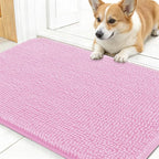 OLANLY Dog Door Mat for Muddy Paws 30x17, Super Absorbent Chenille Mud Mat | by OLANLY