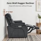 MCombo 73.8'' Wall Hugger Power Loveseat Recliner, Reclining Loveseat - Image 4
