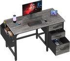 Lufeiya Computer Desk with File Drawers Cabinet, 47 Inch Home Office Desks with by LUFEIYA